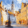 Czech Republic Old Town Charm Diamond Painting