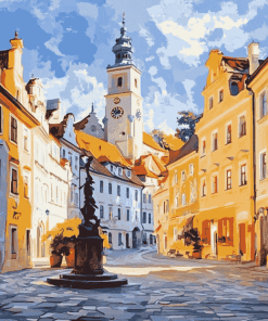 Czech Republic Old Town Charm Diamond Painting