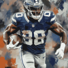 DK Metcalf Football Star Diamond Painting