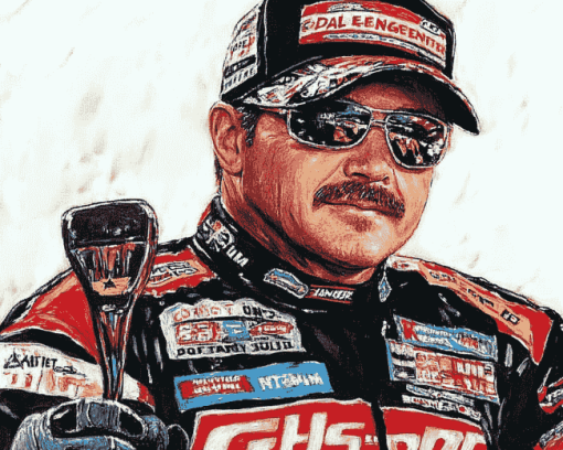 Dale Earnhardt Legendary Race Diamond Painting