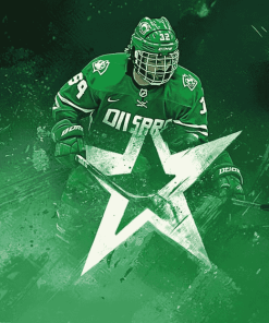 Dallas Stars Logo Ice Hockey Diamond Painting