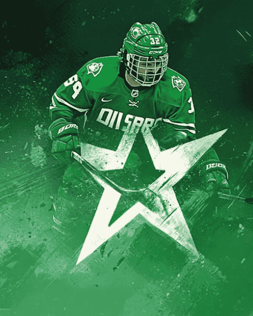 Dallas Stars Logo Ice Hockey Diamond Painting