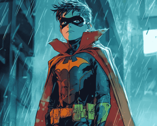 Damian Wayne Cartoon Diamond Painting