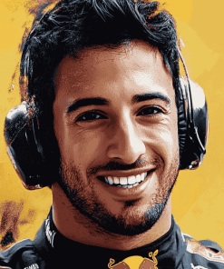 Daniel Ricciardo Racing Diamond Painting