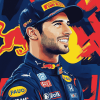 Daniel Ricciardo Racing Diamond Painting