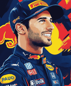 Daniel Ricciardo Racing Diamond Painting