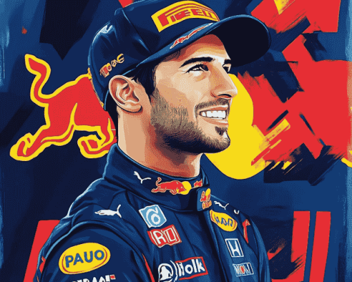 Daniel Ricciardo Racing Diamond Painting