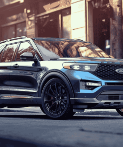 Dark Blue Ford Explorer Diamond Painting