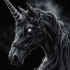 Dark Unicorn Diamond Painting