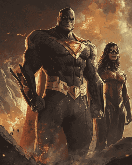 Darkseid Justice League Animation Diamond Painting