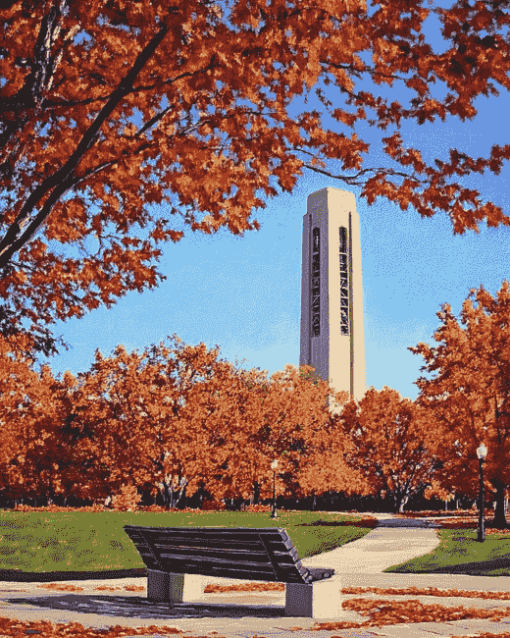 Dayton Carillon Park Tower Diamond Painting