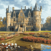 De Haar Castle Gardens Diamond Painting