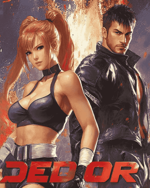 Dead Or Alive Core Fighters Animation Diamond Painting