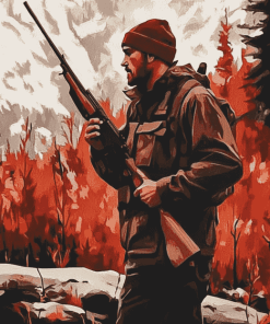 Deer Hunter Movie Scene Diamond Painting