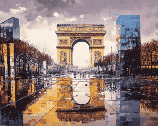 Defense Arch Paris Diamond Painting