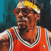 Dennis Rodman Basketball Diamond Painting