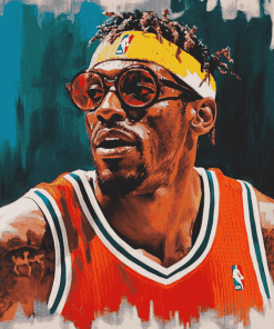 Dennis Rodman Basketball Diamond Painting