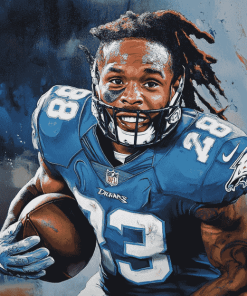 Derrick Henry Famous Football Players Diamond Painting