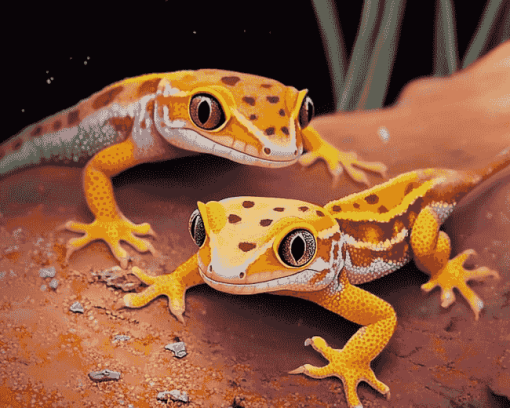 Desert Gecko Animal Diamond Painting