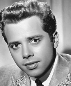 Desi Arnaz Black White Diamond Painting