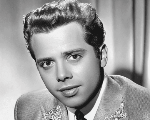 Desi Arnaz Black White Diamond Painting