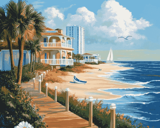 Destin Florida Seaside Diamond Painting