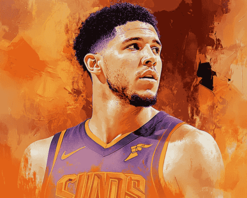 Devin Booker Basketball Star Diamond Painting