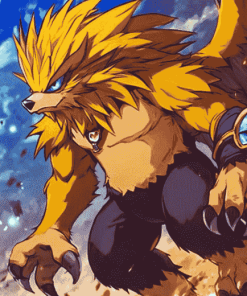 Digimon Leomon Anime Diamond Painting