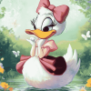 Disney Daisy Duck Diamond Painting