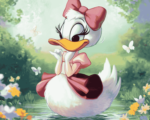 Disney Daisy Duck Diamond Painting