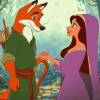 Disney Lady Marian and Robin Hood Diamond Painting