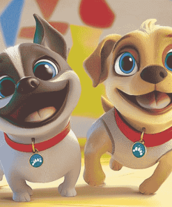 Disney Puppy Dog Pals Adventure Diamond Painting