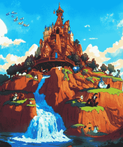 Disneyland Splash Mountain Adventure Diamond Painting