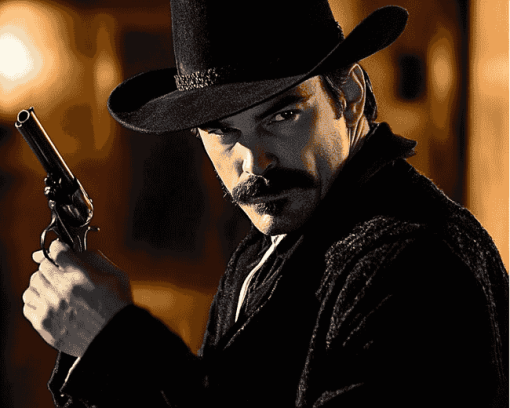 Doc Holliday Gunfighter Diamond Painting