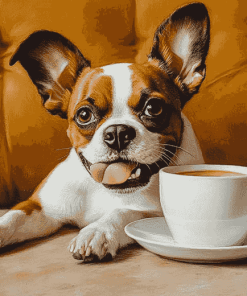 Dog Lover's Coffee Diamond Painting