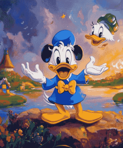 Donald and Daisy Magical Adventure Diamond Painting