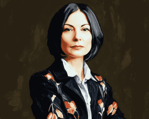 Donna Tartt Notable Author Diamond Painting