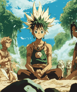 Dr Stone Anime Diamond Painting