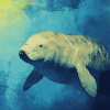 Dugong Sea Creature Diamond Painting