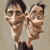 Dumb and Dumber Caricature Art Diamond Painting