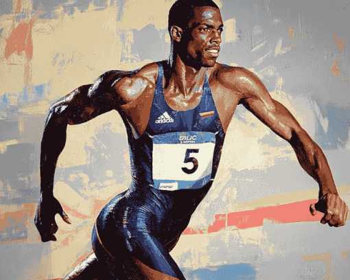 Dwain Chambers Athletics Diamond Painting