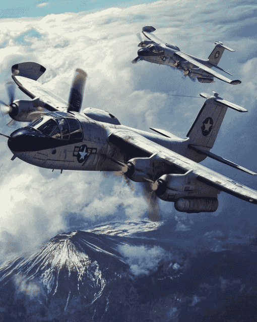 E2D Hawkeye Aircraft Diamond Painting