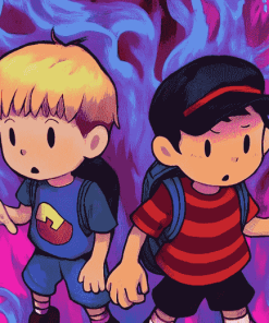 Earthbound Game Characters Diamond Painting