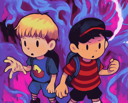 Earthbound Game Characters Diamond Painting