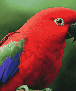 Eclectus Parrot Fowls Diamond Painting