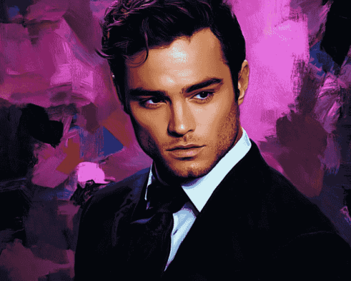 Ed Westwick Celebrity Diamond Painting