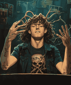 Eddie Munson Stranger Things Diamond Painting