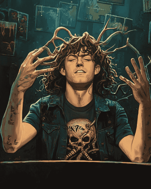 Eddie Munson Stranger Things Diamond Painting