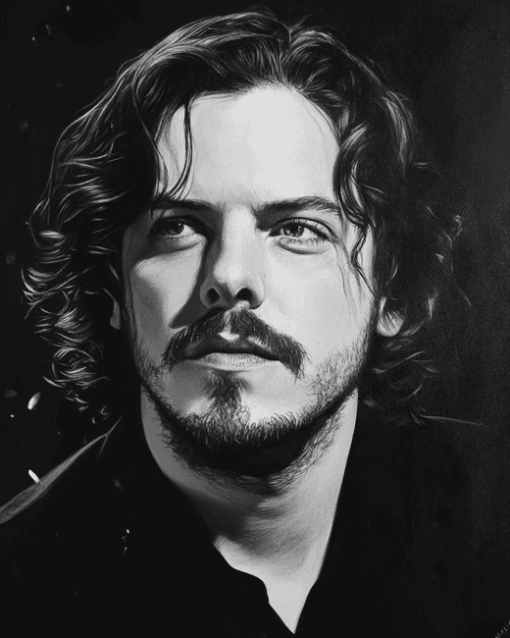 Edgar Wright Monochrome Diamond Painting