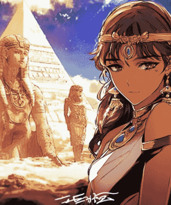 Egyptian Anime Diamond Painting